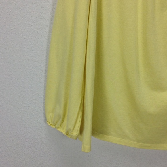 Grayson Yellow Elastic Collar Long Sleeve … - Picture 4 of 5
